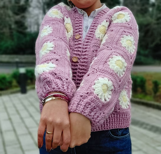 🌼 Daisy Dreams Cardigan Pattern Solanly