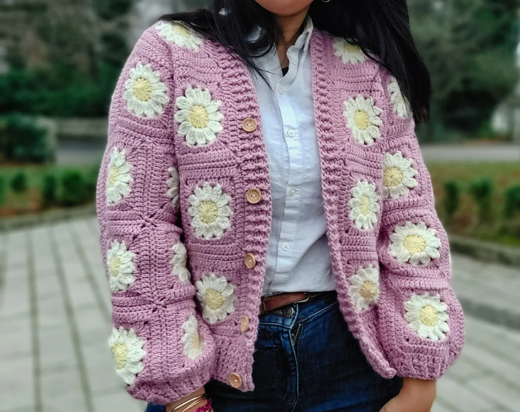 🌼 Daisy Dreams Cardigan Pattern Solanly