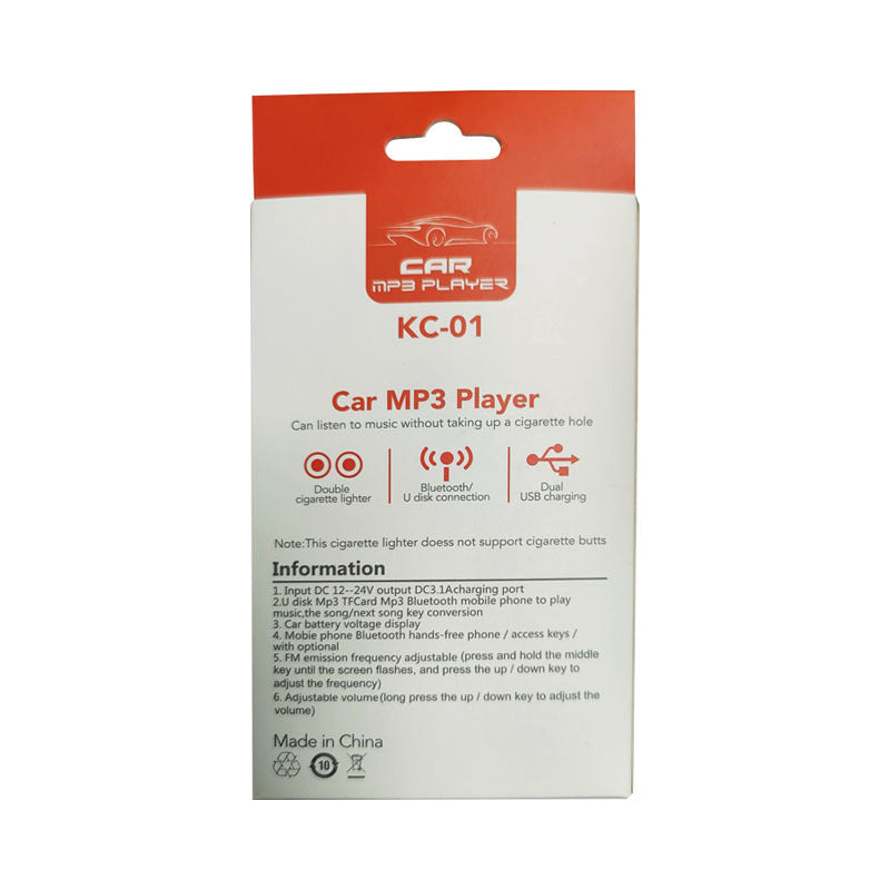 KC-01 Car Charger – Dual USB QC3.0 Fast Charging with Digital Display Solanly