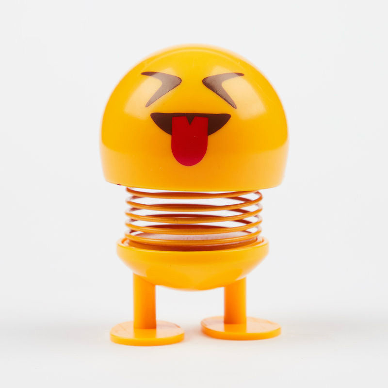 Spring Head Shaking Dolls – 2pcs Car Dashboard Decoration Figures Solanly