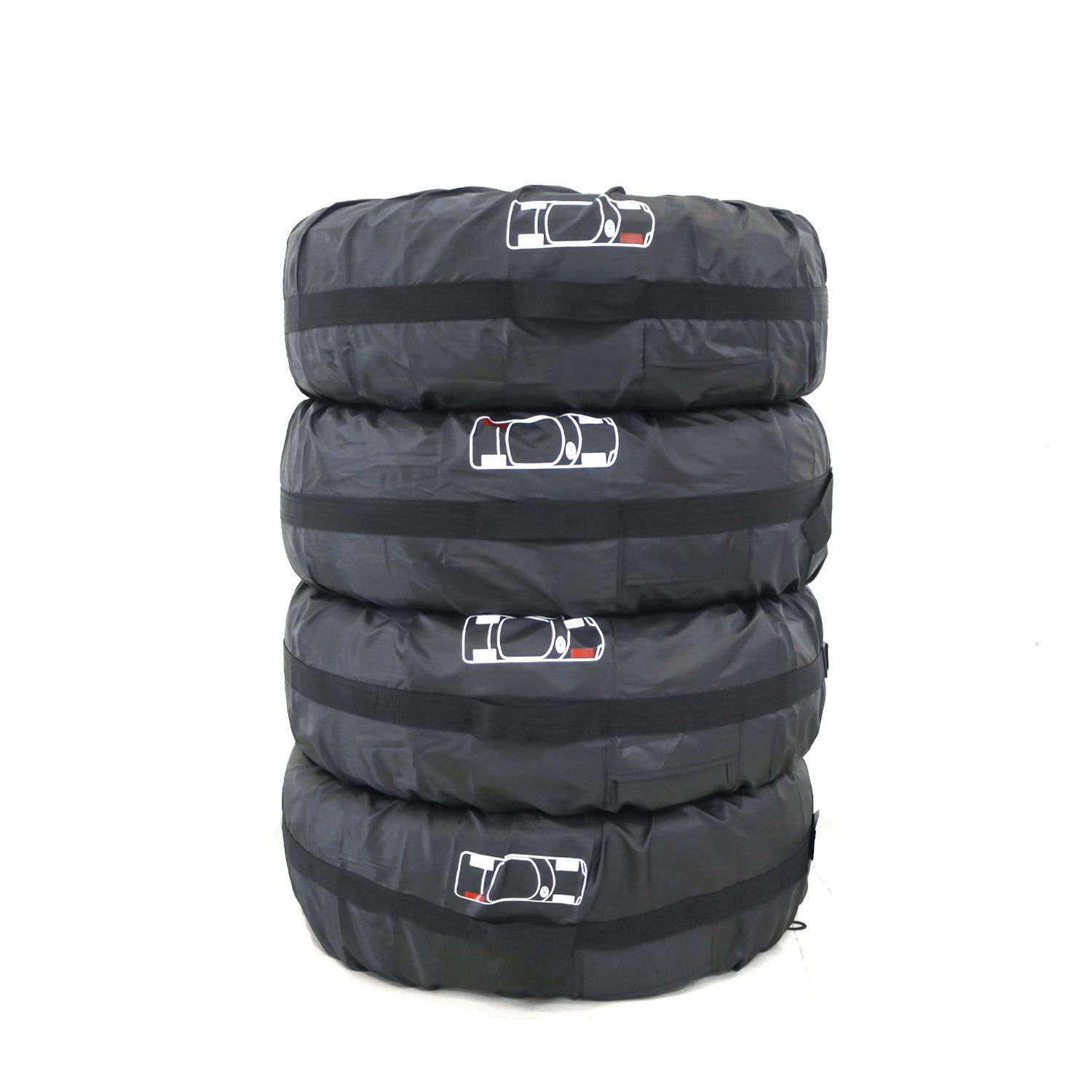 Tire protection cover Oxford cloth waterproof car spare tire cover car tire cover 4 per set Solanly