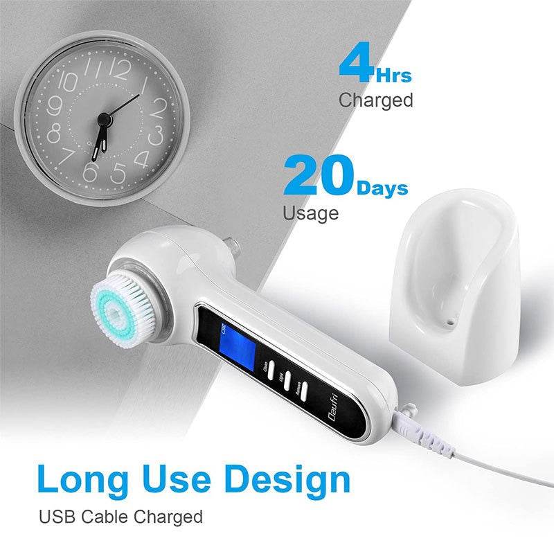 3 In 1 Electric Vibration Facial Brush Machine - Solanly