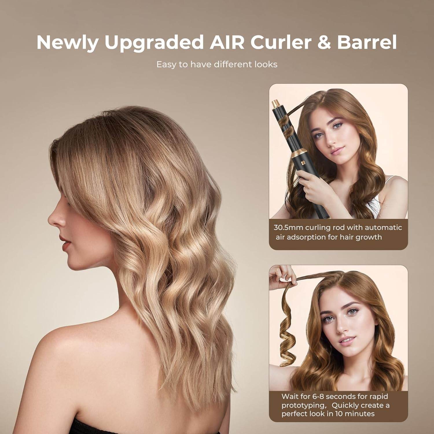 5 in 1 Hair Dryer Brush - Solanly
