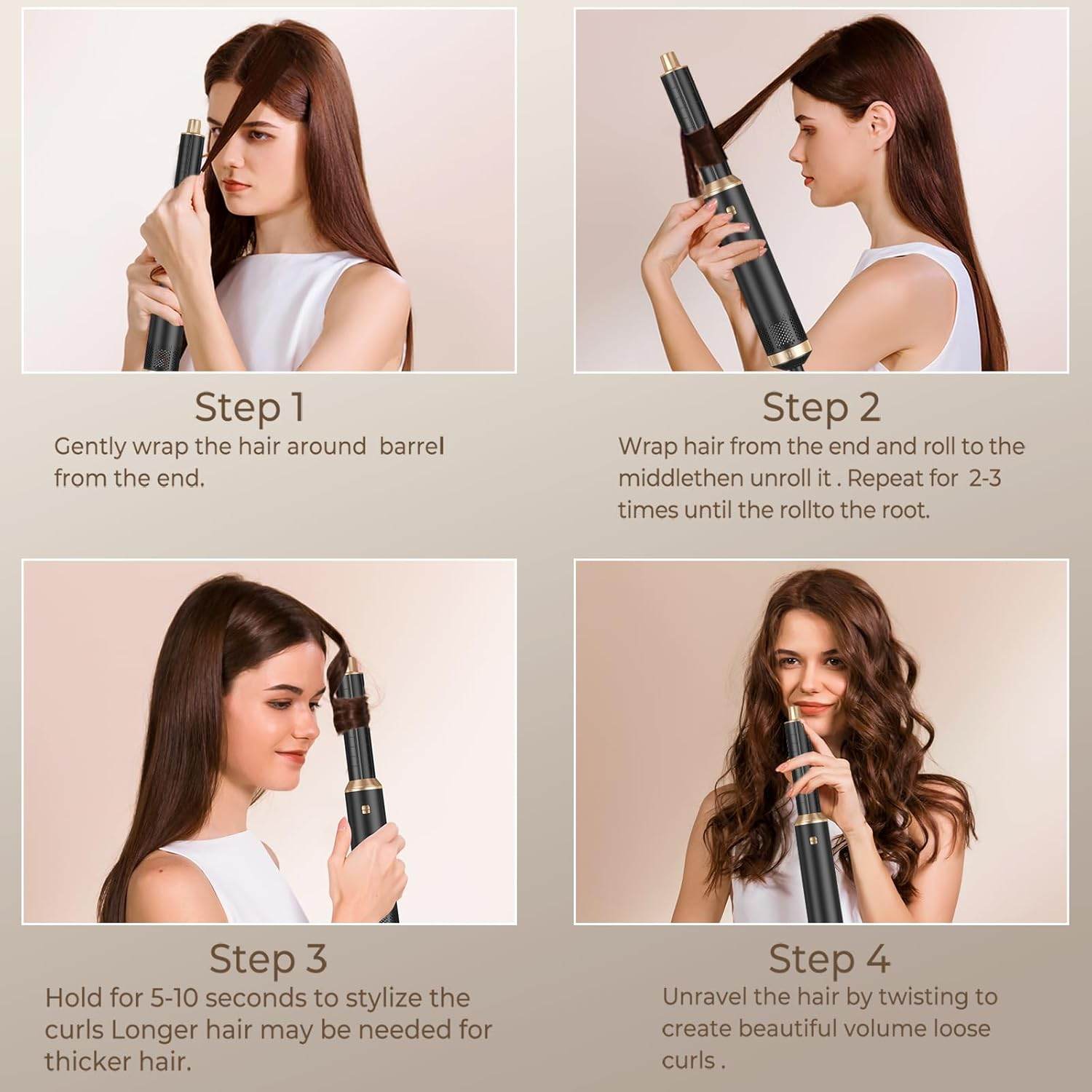 5 in 1 Hair Dryer Brush - Solanly
