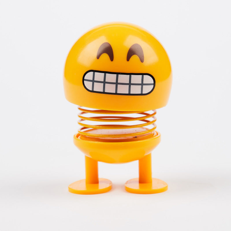 Spring Head Shaking Dolls – 2pcs Car Dashboard Decoration Figures Solanly