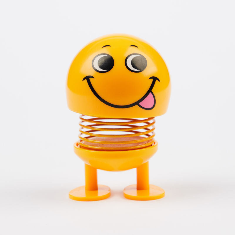 Spring Head Shaking Dolls – 2pcs Car Dashboard Decoration Figures Solanly