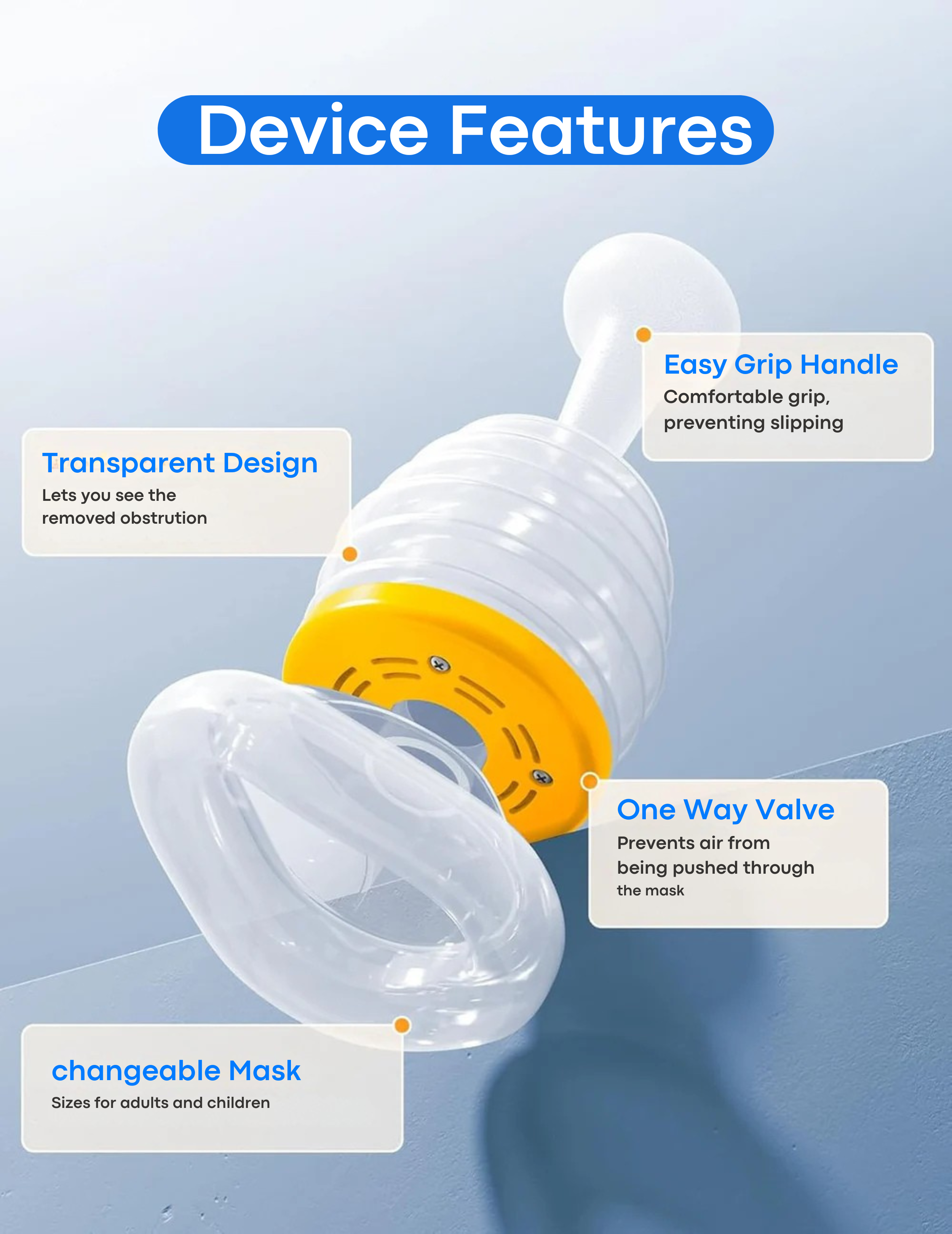 LifeVac Anti Choking Device Blue Solanly