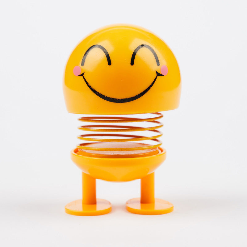 Spring Head Shaking Dolls – 2pcs Car Dashboard Decoration Figures Solanly