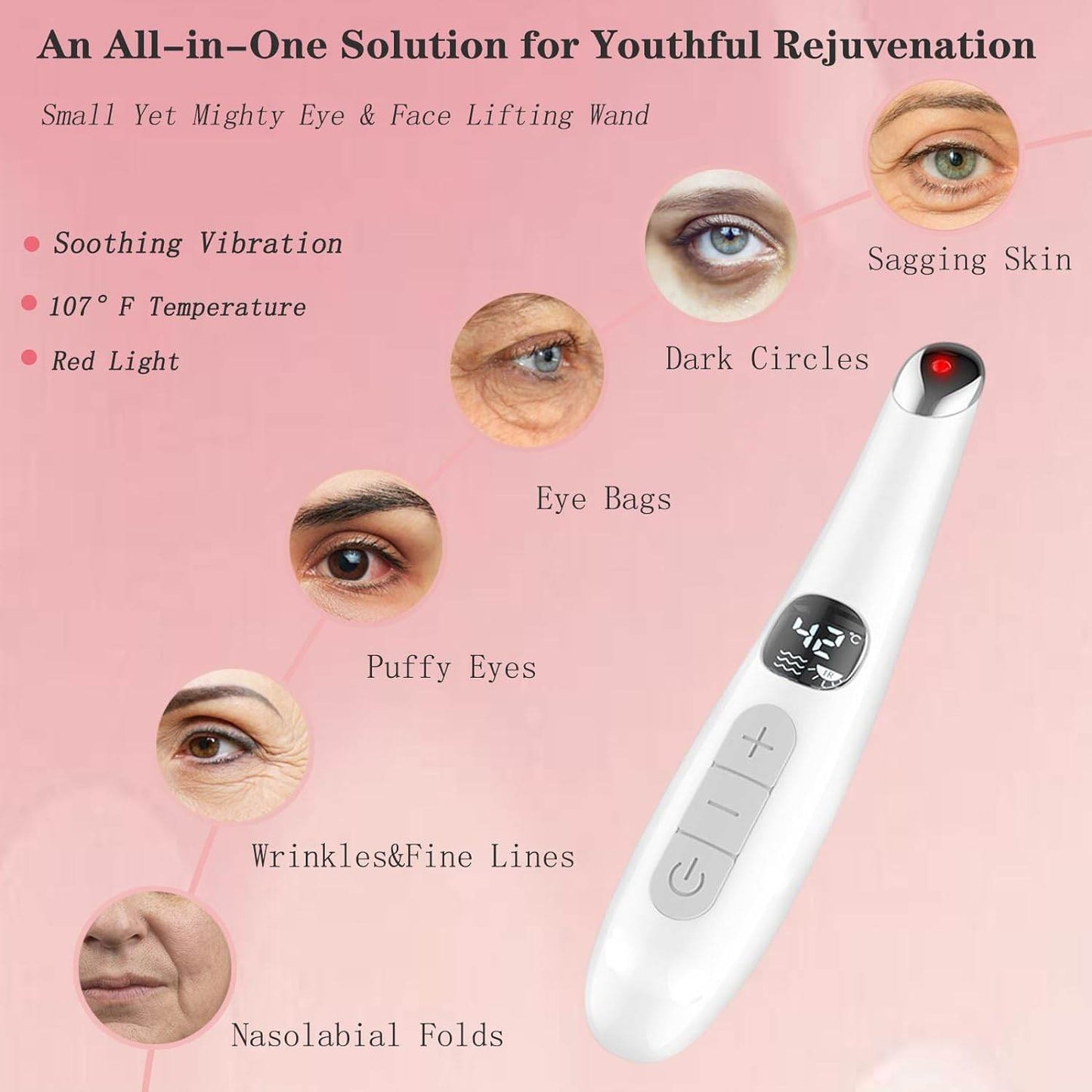 Red Light Eye Lift Wand - Solanly - Solanly