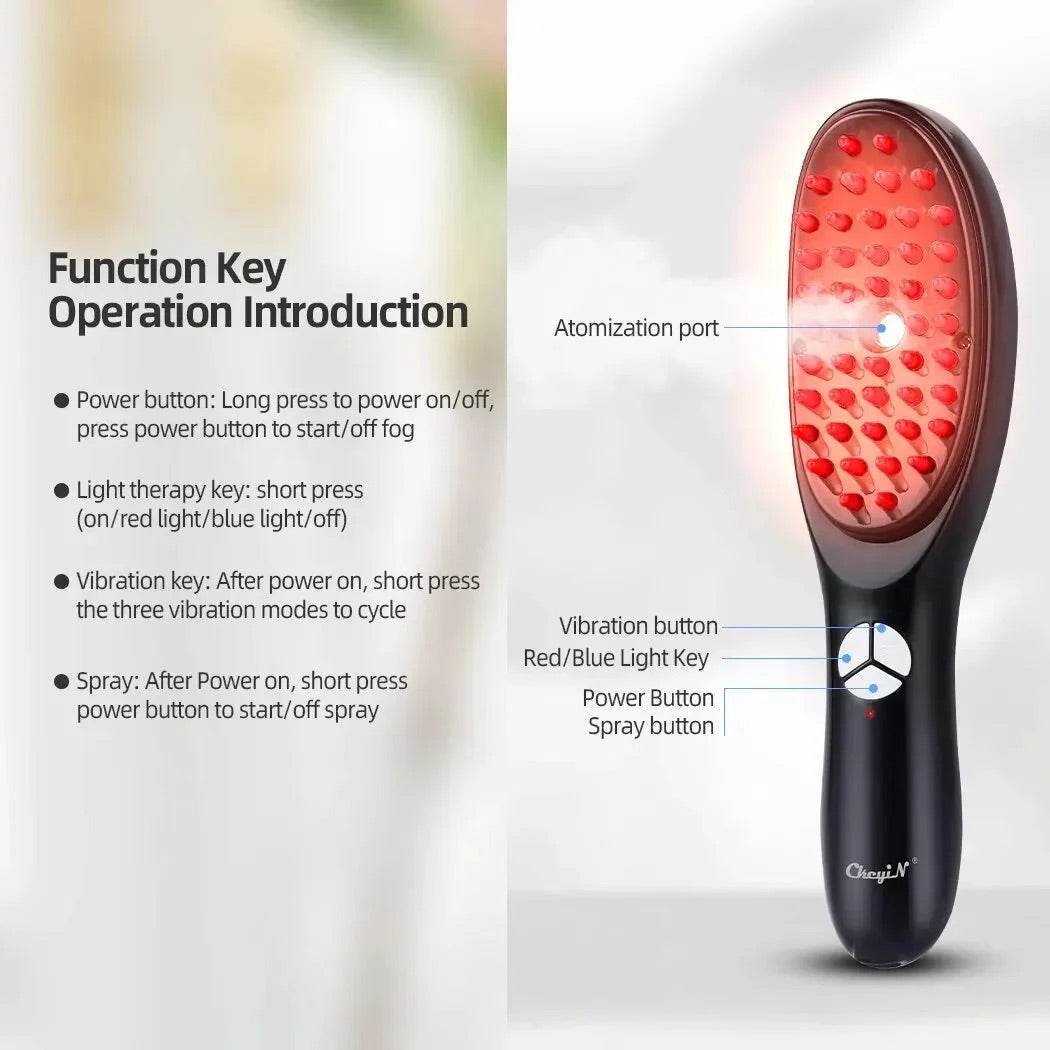 Red Light Hair Brush - Solanly