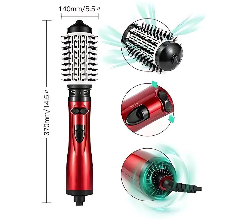 Rotating Hair Dryer Blowout Brush - Solanly