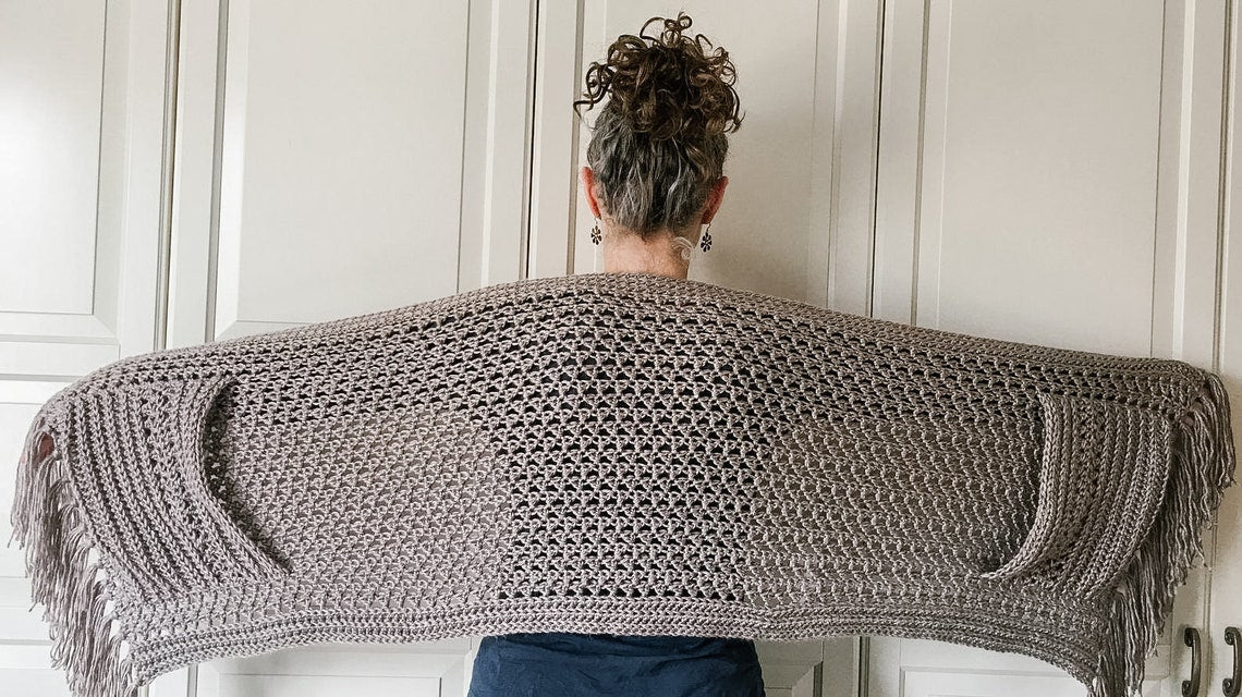 EASY Crochet Boho Scarf Pattern Solanly