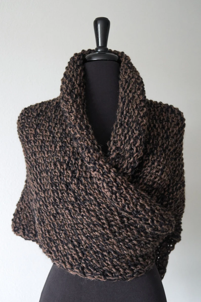 Cozy Hug Wrap & Fingerless Armlets Set Solanly