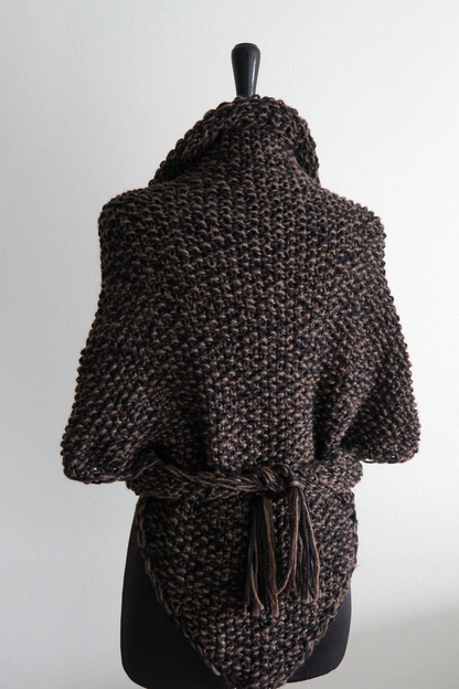 Cozy Hug Wrap & Fingerless Armlets Set Solanly