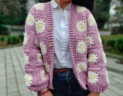 🌼 Daisy Dreams Cardigan Pattern Solanly