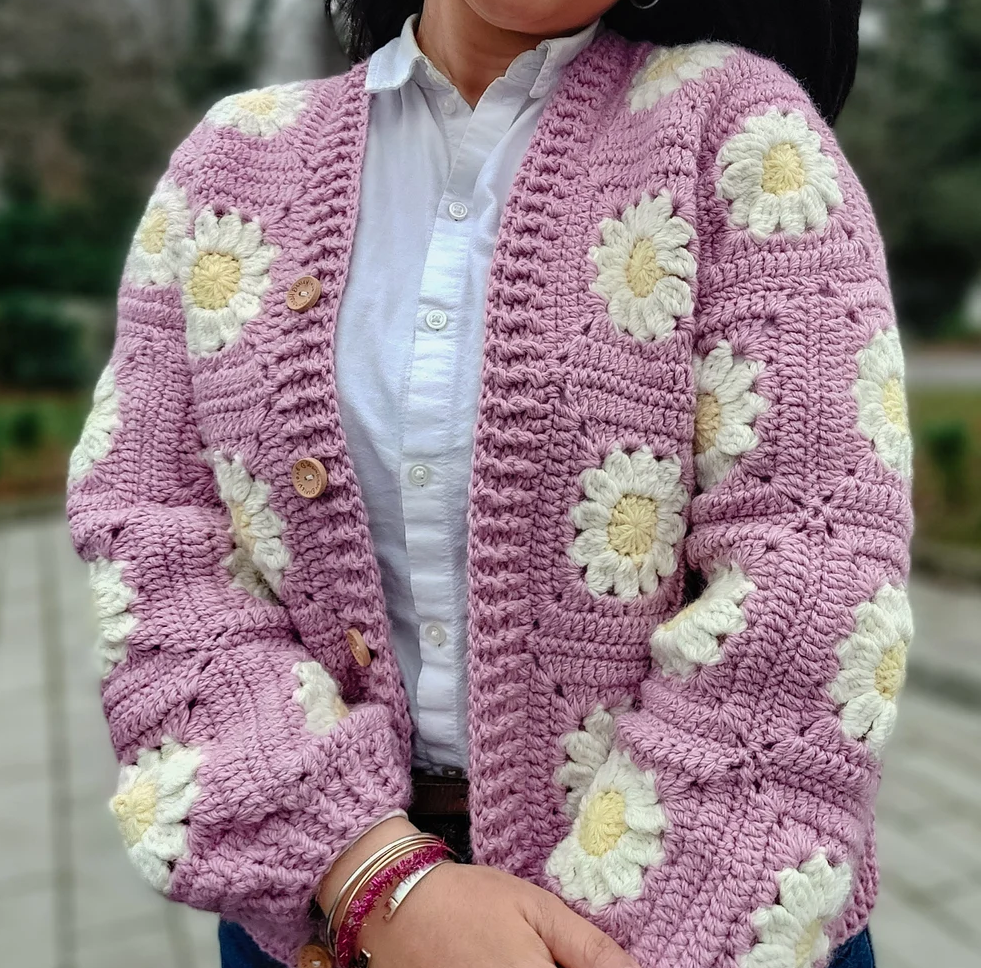 🌼 Daisy Dreams Cardigan Pattern Solanly
