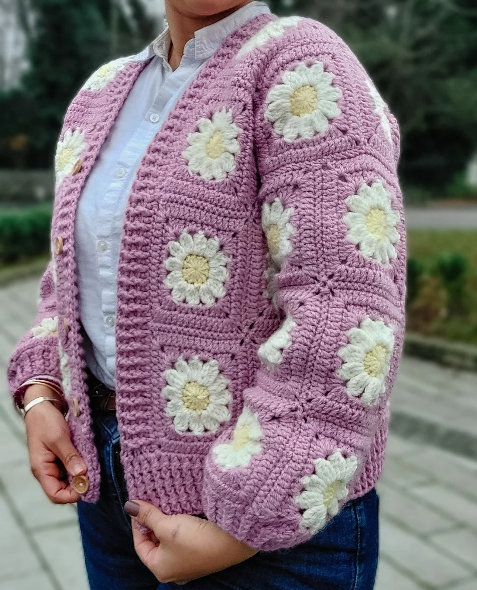 🌼 Daisy Dreams Cardigan Pattern Solanly