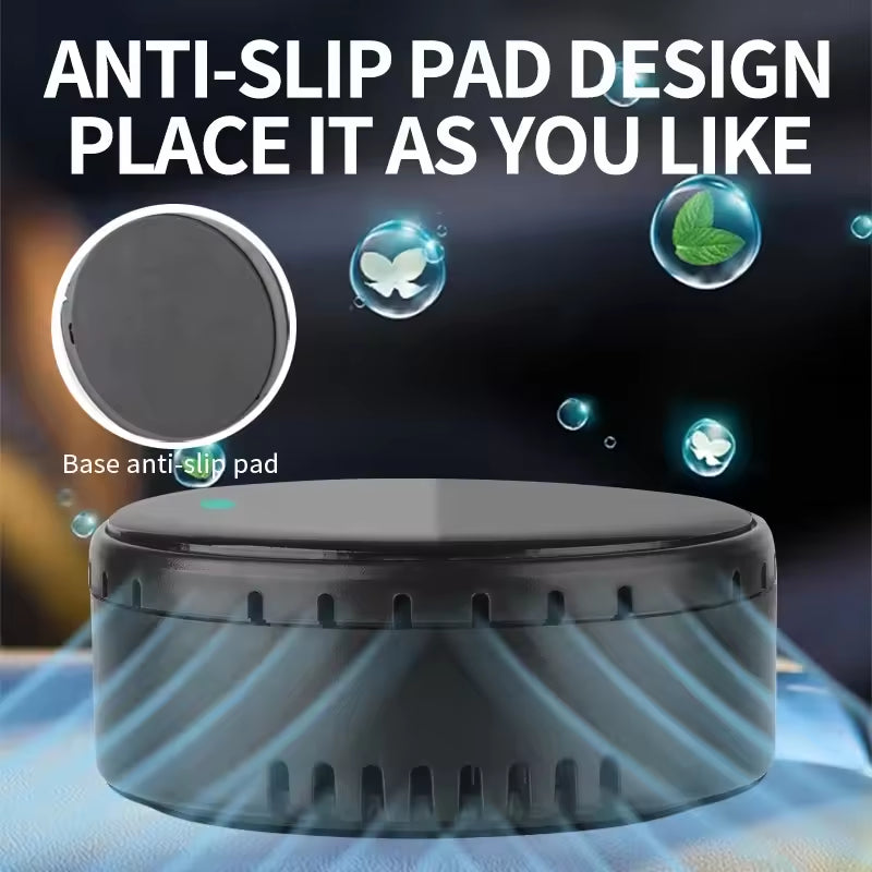 Solar-Powered Air Purifier for Car and Home – Negative Ion and Ozone Disinfection Device Solanly