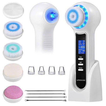 3 In 1 Electric Vibration Facial Brush Machine - Solanly