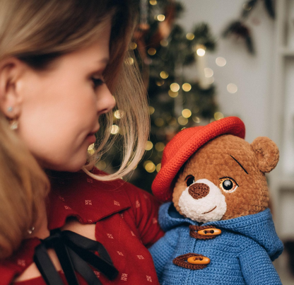 🧳 Teddy Bear Traveler Crochet Pattern Solanly