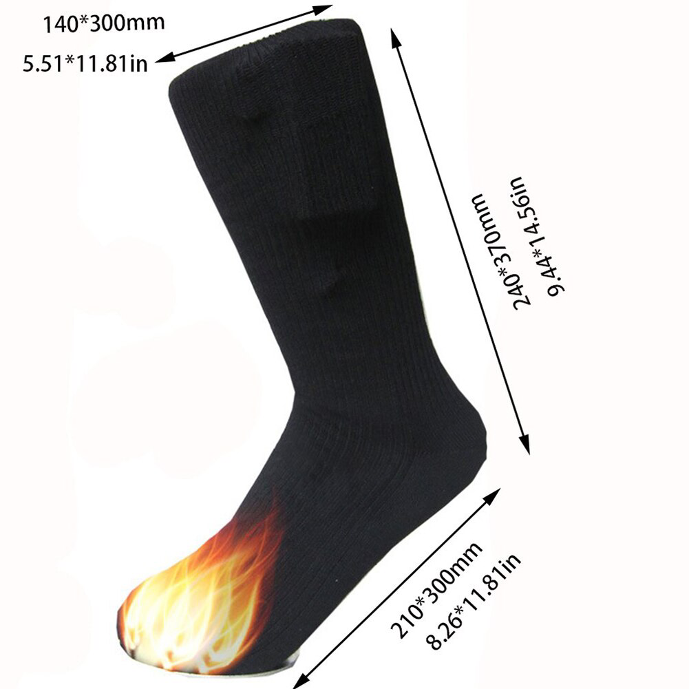 Electric heated socks for women and men - Thermal heating socks Solanly