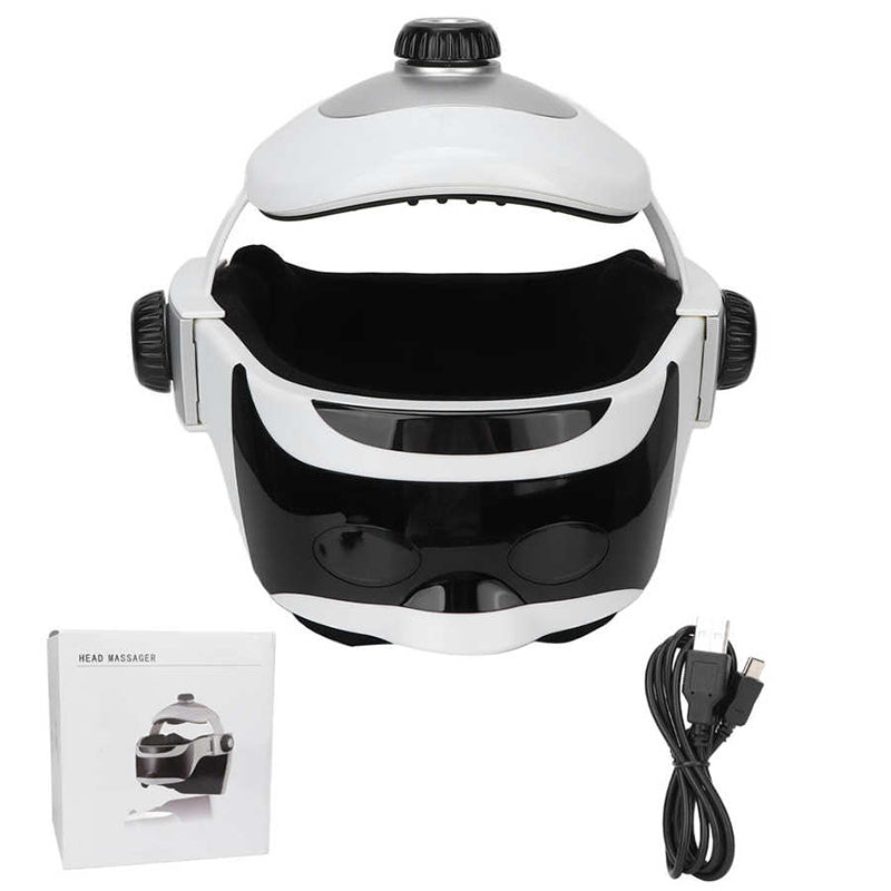 Helmet head massager - Electric head scalp massager machine Solanly