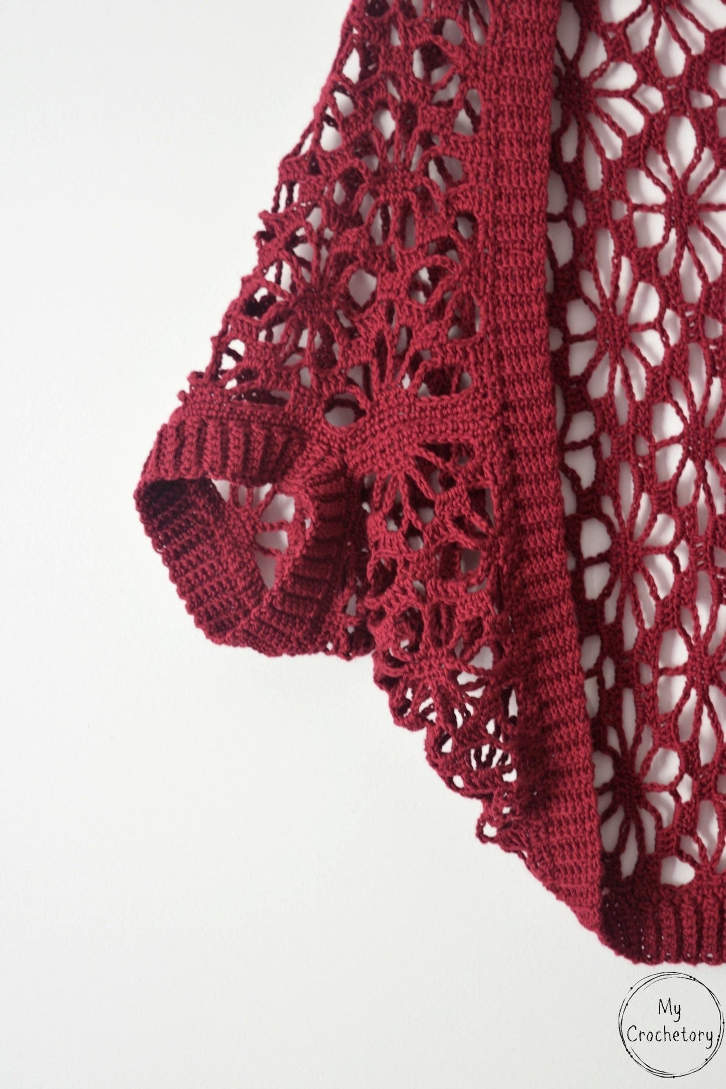 Meadow Lace Crochet Shrug Solanly