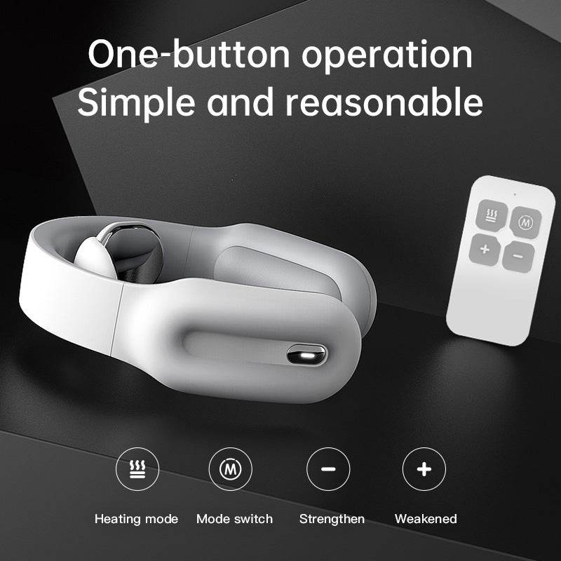 Portable shoulder and neck Electric Pulse Massager with Heat - Solanly