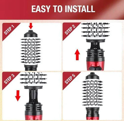 Rotating Hair Dryer Blowout Brush - Solanly