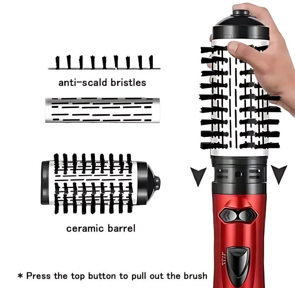 Rotating Hair Dryer Blowout Brush - Solanly
