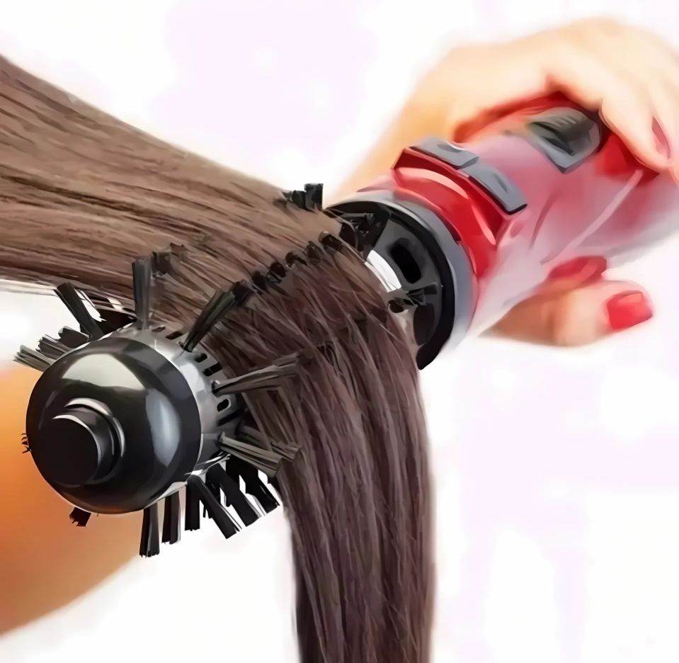 Rotating Hair Dryer Blowout Brush - Solanly