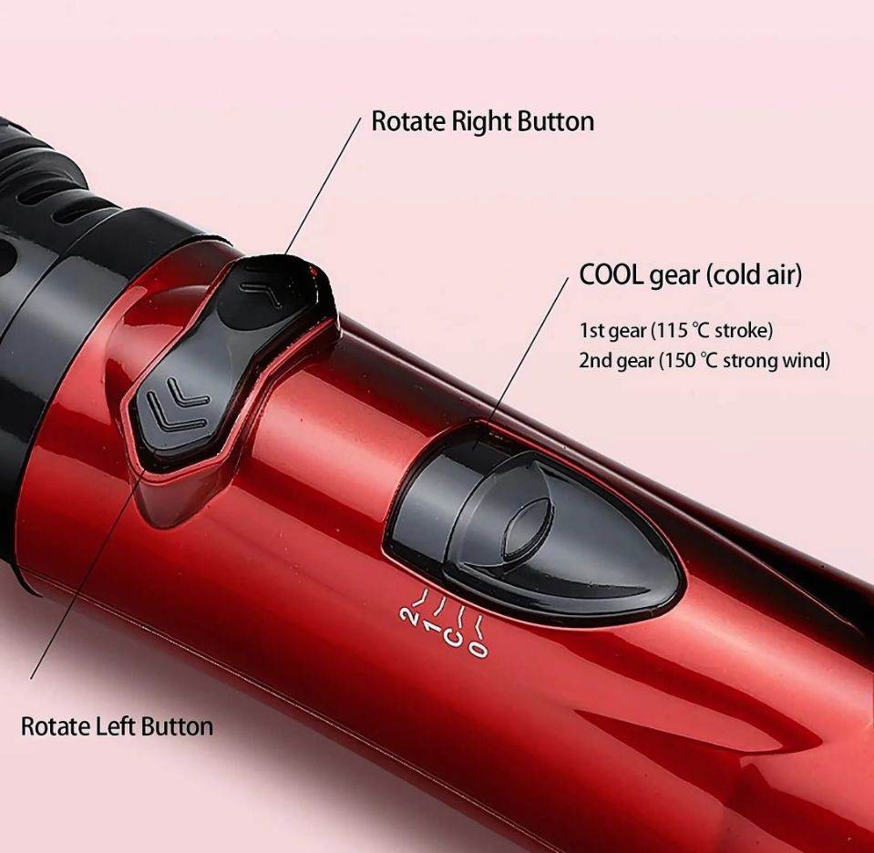 Rotating Hair Dryer Blowout Brush - Solanly