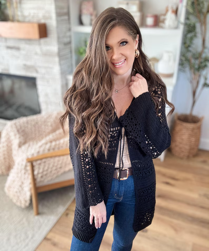 Caribbean Breeze Cardigan Pattern, Lace Cardigan Sizes Xs-5X Solanly