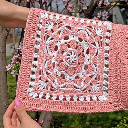 🌼 Daisy Granny Square Sweater Pattern Solanly