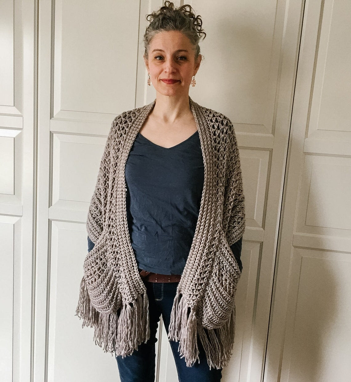 EASY Crochet Boho Scarf Pattern Solanly