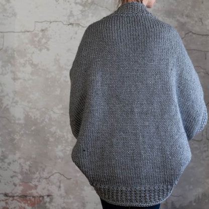 BEGINNER Knitting Pattern - Scoop Sweater Solanly